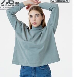 LOS Angeles Apparel cotton Sage turtleneck *read